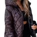 girl 2025 Quilted European And American Style 's Coat Autumn Winter New Lightweight Warm Cotton Short Hooded Jacket For_ecoleips.com