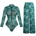 Women's Clothing Women's Style Long Sleeved One Piece Swimsuit SPF Sun Protection Long Pants Krupniki Swimwear Modest Coverage, Beach & Pool Ready_ecoleips.com