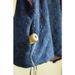 Original Design Cotton-linen Hanfu-style With Small Plum Blossom Embroidery, Retro Lace-up, Sleeveless, Padded Cotton_ecoleips.com