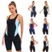 Women’s Clothing New Sports Tight One Piece Swimsuit Women's Sexy Backless Conservative Shorts Swimsuit_ecoleips.com