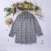 Large Size Women's Spring Collar-Up Casual Single-Button Long-Sleeve Shirt_ecoleips.com