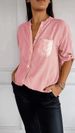 K Commuter Style Sequin Fashion Women's Shirt Slim Business_ecoleips.com