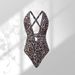 New Sexy One-piece Swimsuit Bikini Strap Swimsuit Deep V Suit Long Dress Chiffon_ecoleips.com