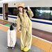Korean Dongdaemun Women's Casual Sportswear Set Autumn Winter Fashionable Versatile Hooded Cardigan Sweatshirt Two Piece_ecoleips.com
