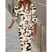 Women's Spring/Summer Loose Fitting Shirt Collar Dress Waist Cinching Trendy Casual Dress_ecoleips.com