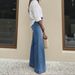 Retro Washed Wide Leg Jeans European American Style Loose Fit Slimming Height Enhancing Women's Denim_ecoleips.com
