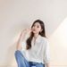 Women's Clothing Summer Beautiful Age Reducing Small Shirt Top Chic Shirt_ecoleips.com