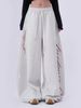 Women's Wide Leg Jogger Sweatpants American Hip Hop Style Slimming Jazz Dance Trendy Curved Pants Spring Fashion_ecoleips.com