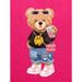 Women's Clothing Cotton T-Shirt With Cartoon Bear Pattern Short Sleeve Women's Top_ecoleips.com