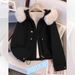 girl Parker Jacket For Women 2025 Autumn Winter New Fashion Loose Fit Fleece Lined Thickened Casual Petite Cotton Coat_ecoleips.com