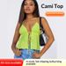 Aria Basics Aria Basics 2023 Spring Summer New Women's Vest European And American Sexy Lace-up Drawstring Camisole_ecoleips.com