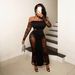 Women's Halter Neck Long Sleeve Dress Sexy Lace Bodycon Hollowed Out For Spring Summer_ecoleips.com