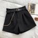 Women's Clothing Slim High Waist A Line Wide Leg Pants Versatile Casual Pants_ecoleips.com