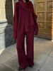 Women’s Clothing Fashion New Lazy Loose High End Knitted Sweater With Scarf Suit For Women_ecoleips.com