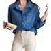 Women's Denim Jacket, Spring And Autumn 2026 New Style, Hong Kong Retro Niche Top, Blue Layered Shirt_ecoleips.com