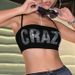 European And American Fashion Camisole Cropped Tank Top Rhinestone I Shaped Design Sexy Hot Girl Style 2025_ecoleips.com