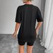 Women's Casual Round Neck Short Sleeve T-Shirt Multi-Color Style Simple Fashionable Sports Top Solid Printed Loose Fit_ecoleips.com