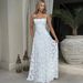 Women's Clothing Strapless Backless Evening Dress_ecoleips.com
