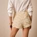 Women's Floral Print Mini Shorts Apricot Three-Dimensional Fabric Cross-Border E-Commerce 2025 Style_ecoleips.com