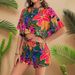 Women's Clothing Suit Casual Short Sleeved Shorts Women's Clothing Two Piece Set Printing_ecoleips.com