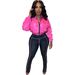 Women's Clothing Women's Fashion Casual Zipper Flare Two Piece Set High Waist Pants Long Sleeve For Formal & Casual For Women_ecoleips.com
