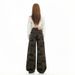 2025 Model 0677 Women's High-Waisted Loose-Fit Straight-Leg Camouflage Wide-Leg Jeans With Open-Pocket Design, Southeast_ecoleips.com