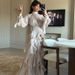 K New Women's Clothing Style Elegant And Fashionable Ruffled Slim Fit Dress_ecoleips.com