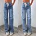 New Straight Jeans For Women Casual Style Lace Up Multi Pocket Functional Overalls In Stock_ecoleips.com