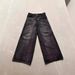 Women's Clothing High Street Washed Distressed Black And Gray Straight Jeans For Women Retro Hip Hop Trendy Brand Early Autumn Wide Leg Trousers_ecoleips.com