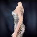 Women's Clothing Glitter Mirror Sequins Sexy Sleeveless Mini Ladies Evening Dress_ecoleips.com