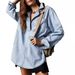 Women’s Clothing Denim Jacket New Long Sleeved Jacket V Neck Fashion Design Casual Jacket_ecoleips.com