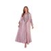 Verve New Muslim Embroidered Robe Clothing Abaya Light Evening Two-Piece Set Dress_ecoleips.com