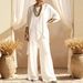 Women's Clothing Summer Women's Two-Piece Set Cotton Linen Round Neck Sleeve Casual Loose Fit Style For Formal & Casual For Women_ecoleips.com