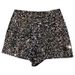 Autumn New Full Sequin Shiny Heavy Zipper Nightclub Socialite Three-Quarter Shorts Hot Pants For Women_ecoleips.com