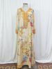 Women's Clothing Positioning Printing Long Sleeved Dress_ecoleips.com