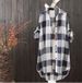 Women's Clothing Women's Medium And Long Large Size Women's Clothing Loose Slim Fashion Plaid Shirt Women's Casual Jacket_ecoleips.com