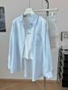 Texture Thin Sunscreen Shirt Women's Niche Sweet Versatile Loose Casual Shirt Long Sleeve Top_ecoleips.com
