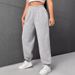 Women's Fleece Lined Jogger Sweatpants European American Style Solid Color Loose Fit Autumn Winter Casual Bottoms_ecoleips.com