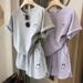 Smiley Face Casual Sportswear Set For Women Summer Loose Fit Two Piece Stylish And Youthful_ecoleips.com
