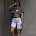 Women's Clothing Denim Shorts High Waist Denim Hot Girls_ecoleips.com