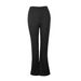 AD531 European American Foreign Trade Urban Style Summer And Autumn New Black High-waisted Slim-fit Stretchy Casual Suit_ecoleips.com