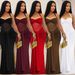 Elegant Mesh Wrap Neck Bodycon Dress With Sheer Details For Women - Sexy Sleeveless Party Dress In Black, Burgundy, Red, Brown, White (S-Xxl)_ecoleips.com