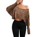 European American Cross-border Fashion Off-shoulder Loose-fitting Base Shirt T-shirt With Ice-feel_ecoleips.com
