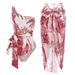 Women's Clothing swimsuit new one shoulder strap coconut tree print one piece swimsuit suit female hot style_ecoleips.com
