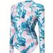 Aria Basics Zippered One-piece Competiti, Foreign Trade Short-sleeve Surfing Women's Diving Suit, Mid-sleeve_ecoleips.com
