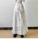 K Light Luxury Style Pure Desire Heavy Industry High-end Birthday Gift Skirt Princess Mesh Long Skirt Irregular Skirt_ecoleips.com