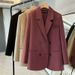 Women's 2025 Autumn New Loose Fit Elegant Commuter Niche Street Style Casual Blazer Jacket For Women_ecoleips.com