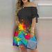 Women's Clothing Fashion Sexy Women's Print Dress_ecoleips.com