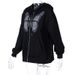 2025 Autumn Winter Women's Casual Loose Jacket Top Butterfly Rhinestone Print Long Sleeve Hooded Sweatshirt Women_ecoleips.com