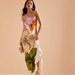 Women's Clothing Spring And Summer New Oblique Shoulder Positioning Printed Dress INS Casual Holiday Loose Dress_ecoleips.com